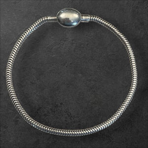 Kay Jewelers Italy .925 Silver Charm Bracelet with Memories Clasp 1713